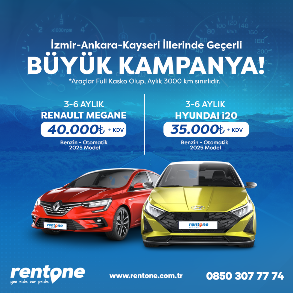 Aylık Araç Kiralama Kampanyası