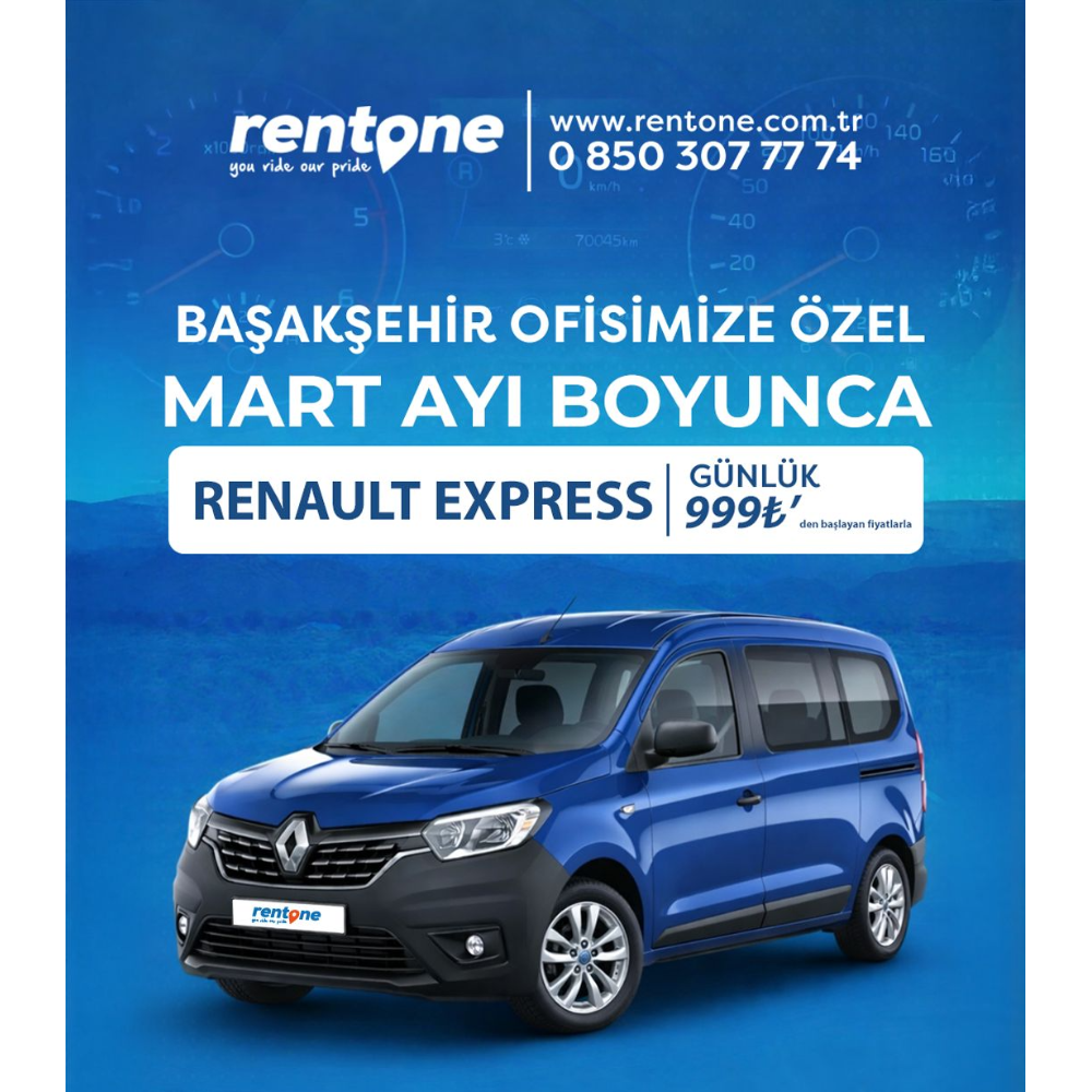 Başakşehir Ofisimize Özel Araç Kiralama Kampanyası