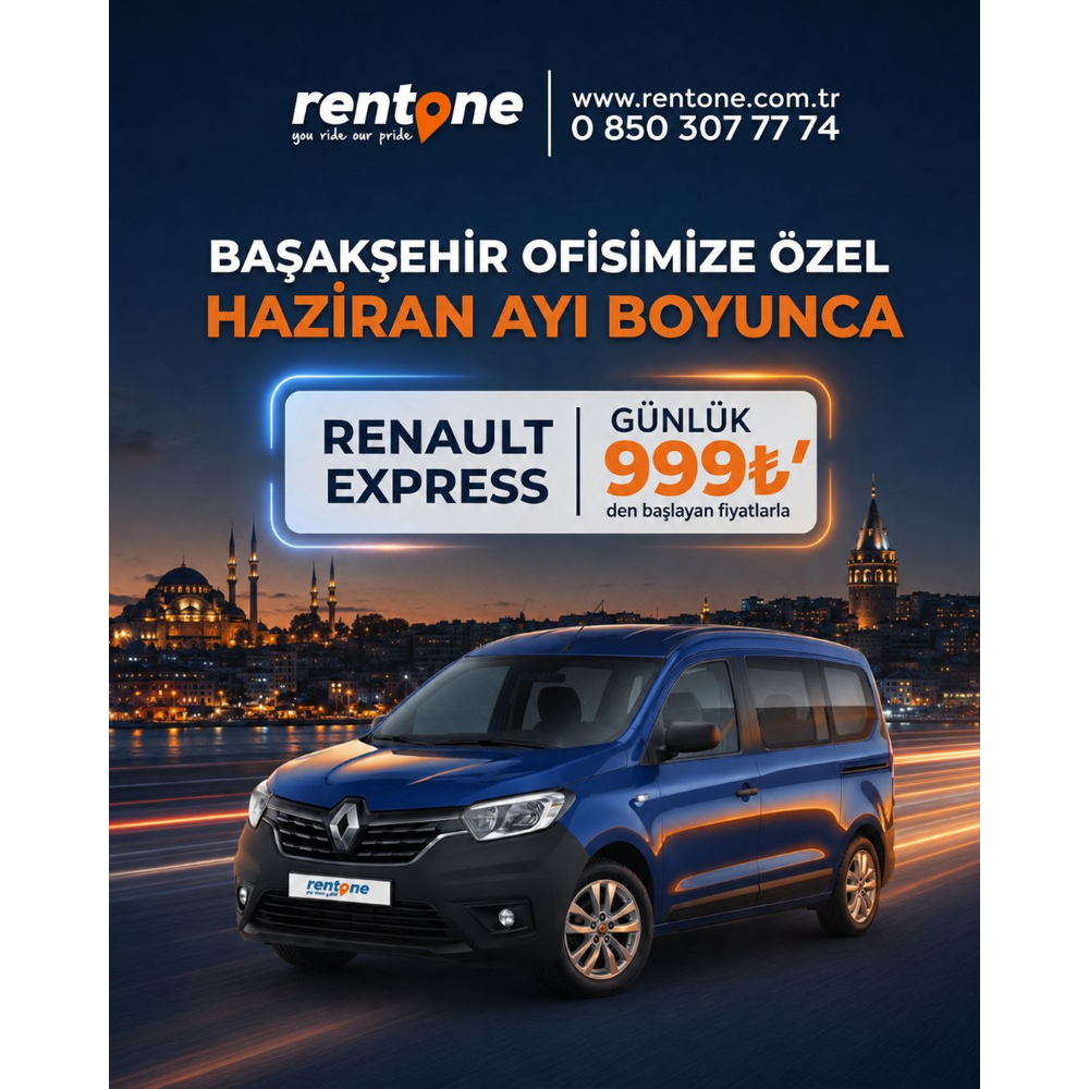 Başakşehir Ofisimize Özel Araç Kiralama Kampanyası